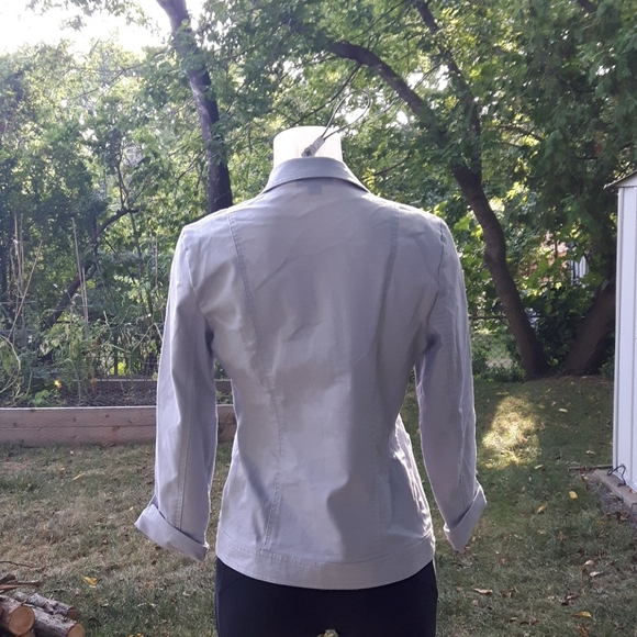 Size 4 tribal quarter sleeve Spring Summer Blazer zip-up jacket - Picture 4 of 10